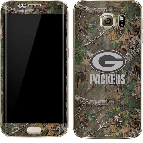 NFL Green Bay Packers Realtree Xtra Green Camo Galaxy S7 Edge Skin